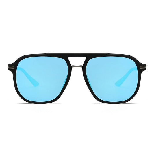 Rectangular polarized oversized mirror driving sunglasses